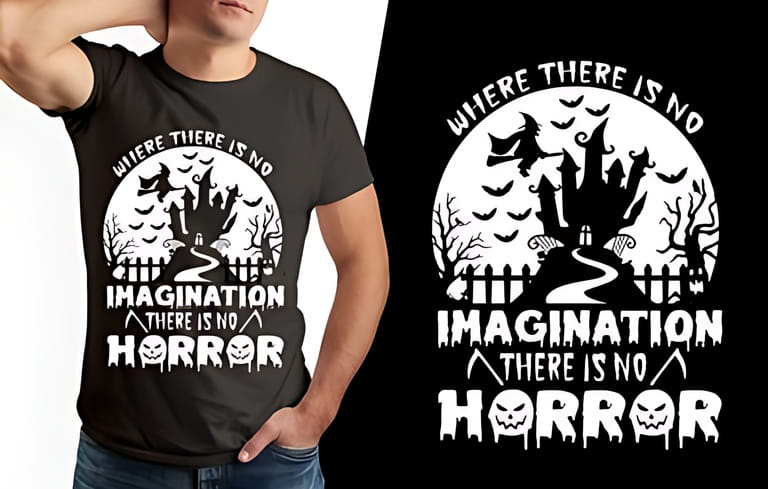 Horor Halloween Custom T shirt design.