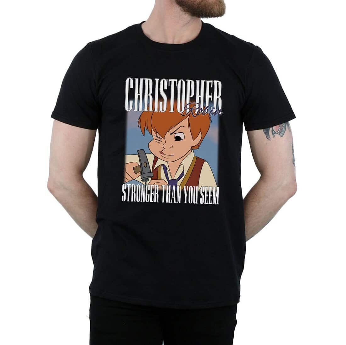 Christopher Robin T-Shirt Stronger Than Your Seem