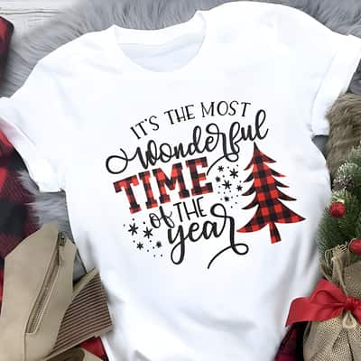 It’s The Most Wonderful Time Of The Year T-Shirt Christmas Tree