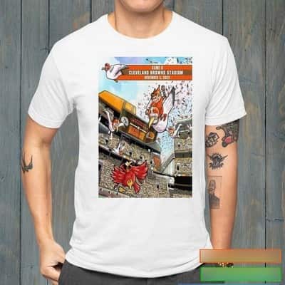 Game Day Browns Vs. Cardinals Cleveland Browns Stadium T-Shirt