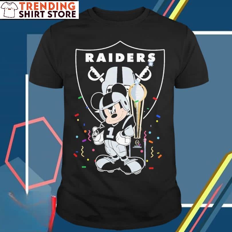 Mickey NFL Las Vegas Raiders T-Shirt