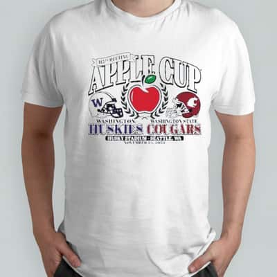 Washington Huskies Vs. Washington State Cougars T-Shirt 115th Meeting Apple Cup