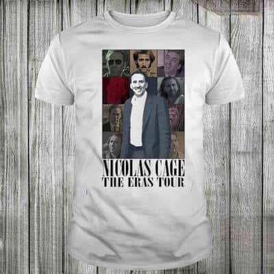 Vintage Nicolas Cage The Eras Tour T-Shirt