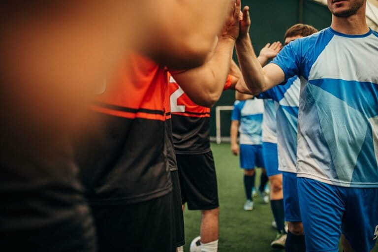 Sportsmanship after a match Sportsmanship after a match