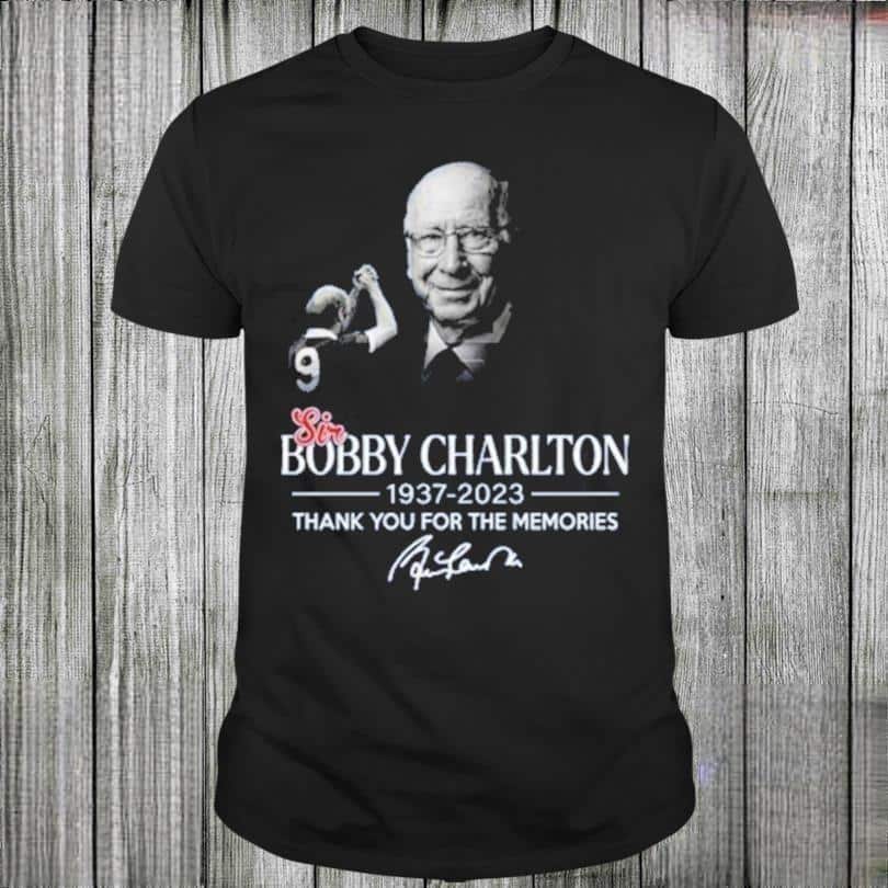 Bobby Charlton T-Shirt Thank You For The Memories