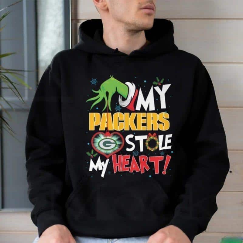 Funny Grinch Green Bay Packers T-Shirt My Stole My Heart