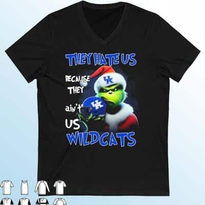 Funny Grinch They Hate Us Because Ain’t Us Kentucky Wildcats T-Shirt