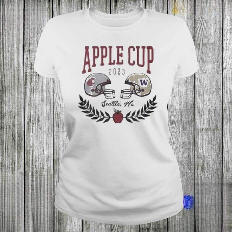 Apple Cup Match Washington Huskies Vs Washington State Cougars T-Shirt