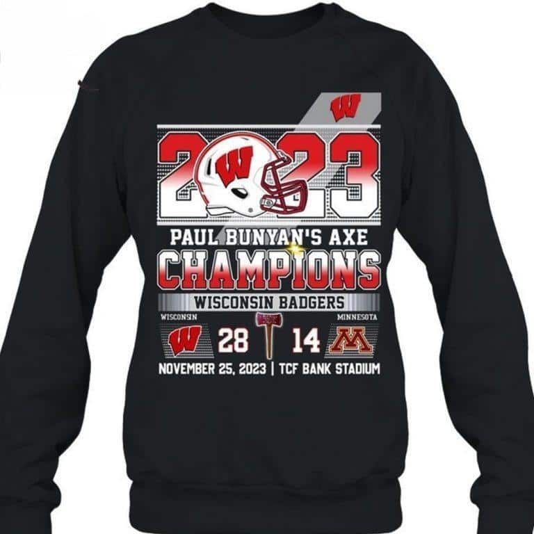 Wisconsin Badgers T-Shirt Paul Bunyan’s Axe Champions