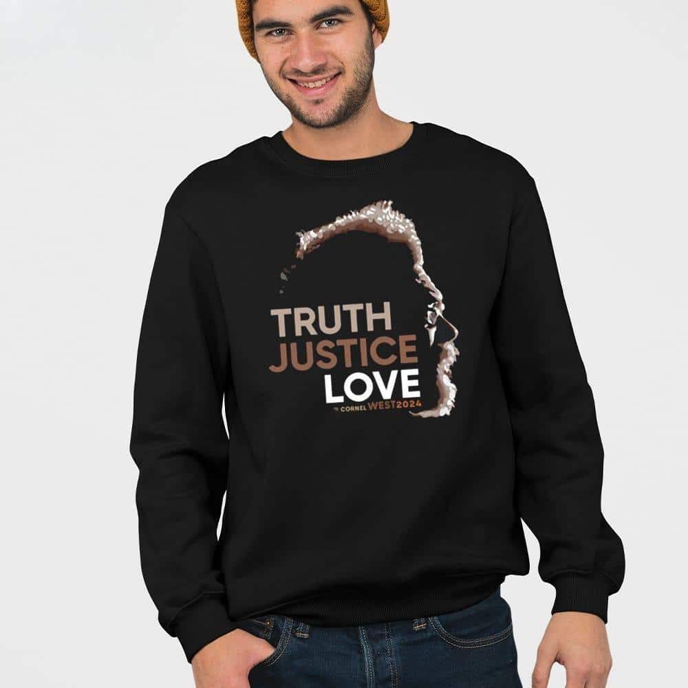 Cornel West T-Shirt Truth Justice Love