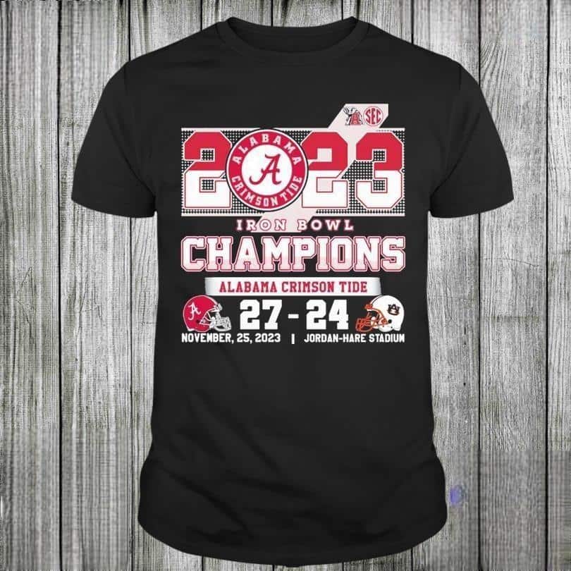 Alabama Crimson Tide T-Shirt Iron Bowl Champions