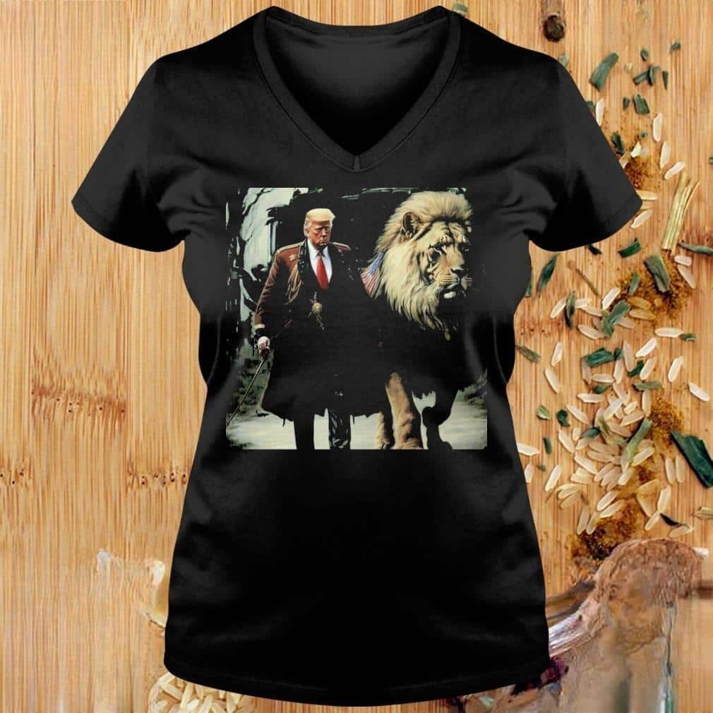 My President Donald Trump And Lion Oesha Sai T-Shirt