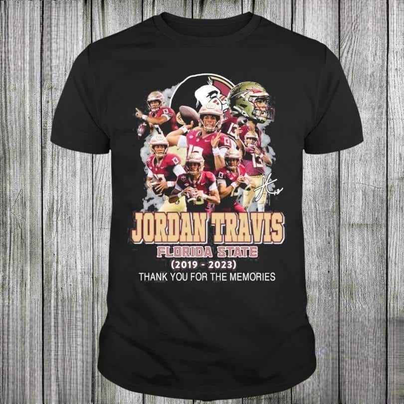 Jordan Travis Florida State T-Shirt Thank You For The Memories
