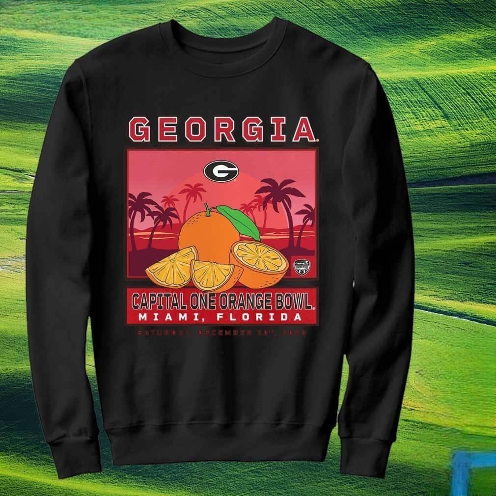 Georgia Bulldogs T-Shirt Capital One Orange Bowl
