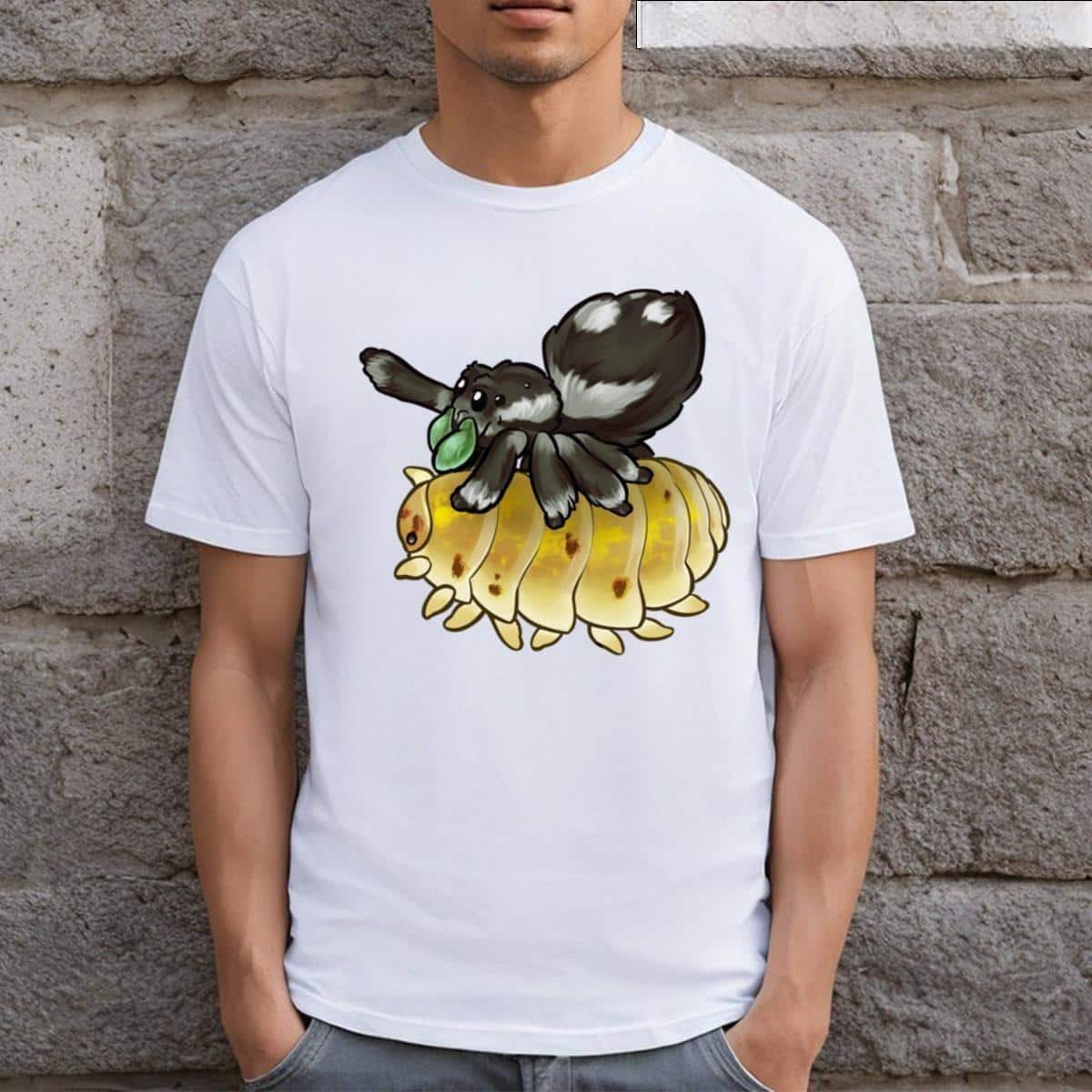 Jumping Spider Isopod Spooderpods T-Shirt