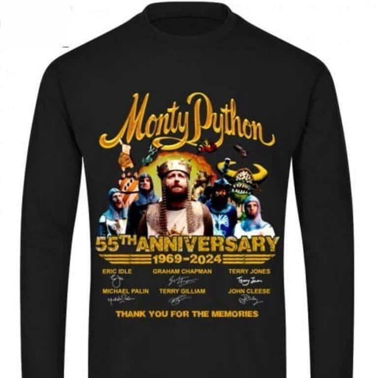 Monty Python 55th Anniverasry T-Shirt Thank You For The Memories