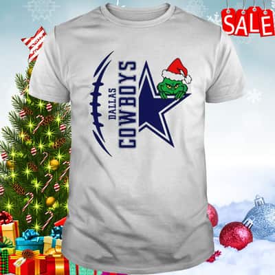 Funny Grinch NFL Dallas Cowboys T-Shirt