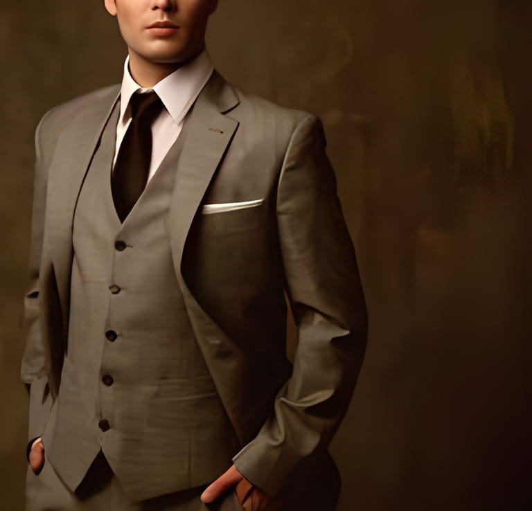 Man in classic suit Man in classic suit
