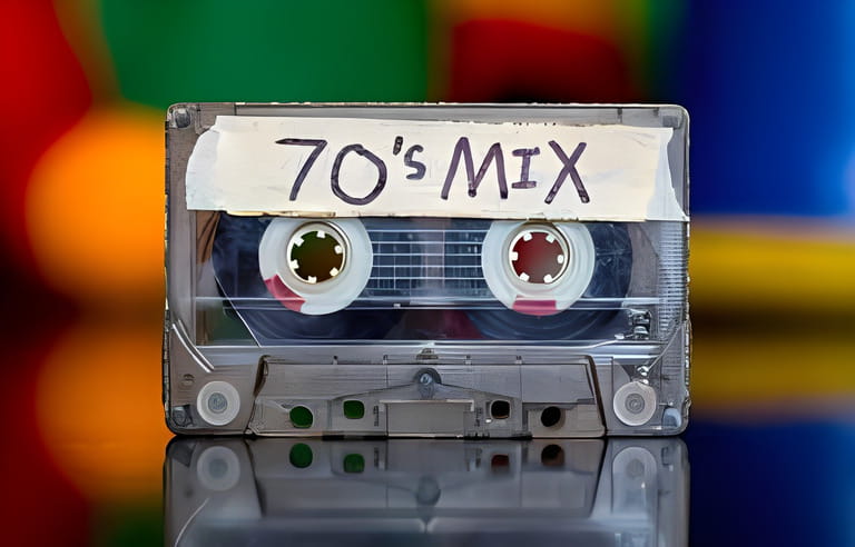 Seventies Mixed Tape. 70's mixed tape.