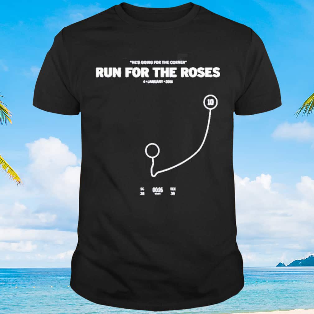 He’s Going For The Corner Run For The Roses T-Shirt