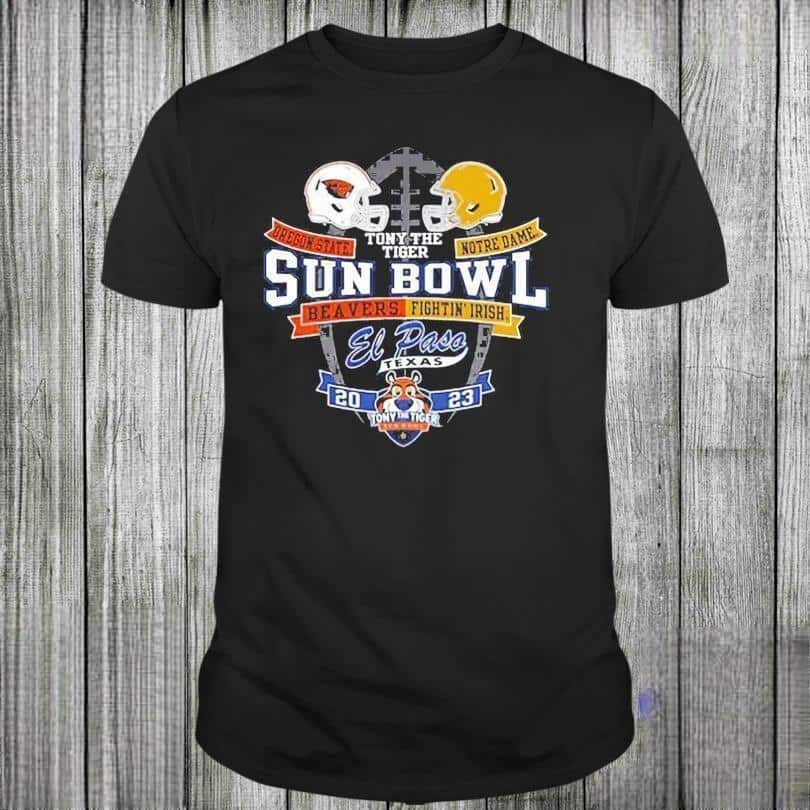 Oregon State Beavers Vs Notre Dame Fighting Irish T-Shirt Sun Bowl