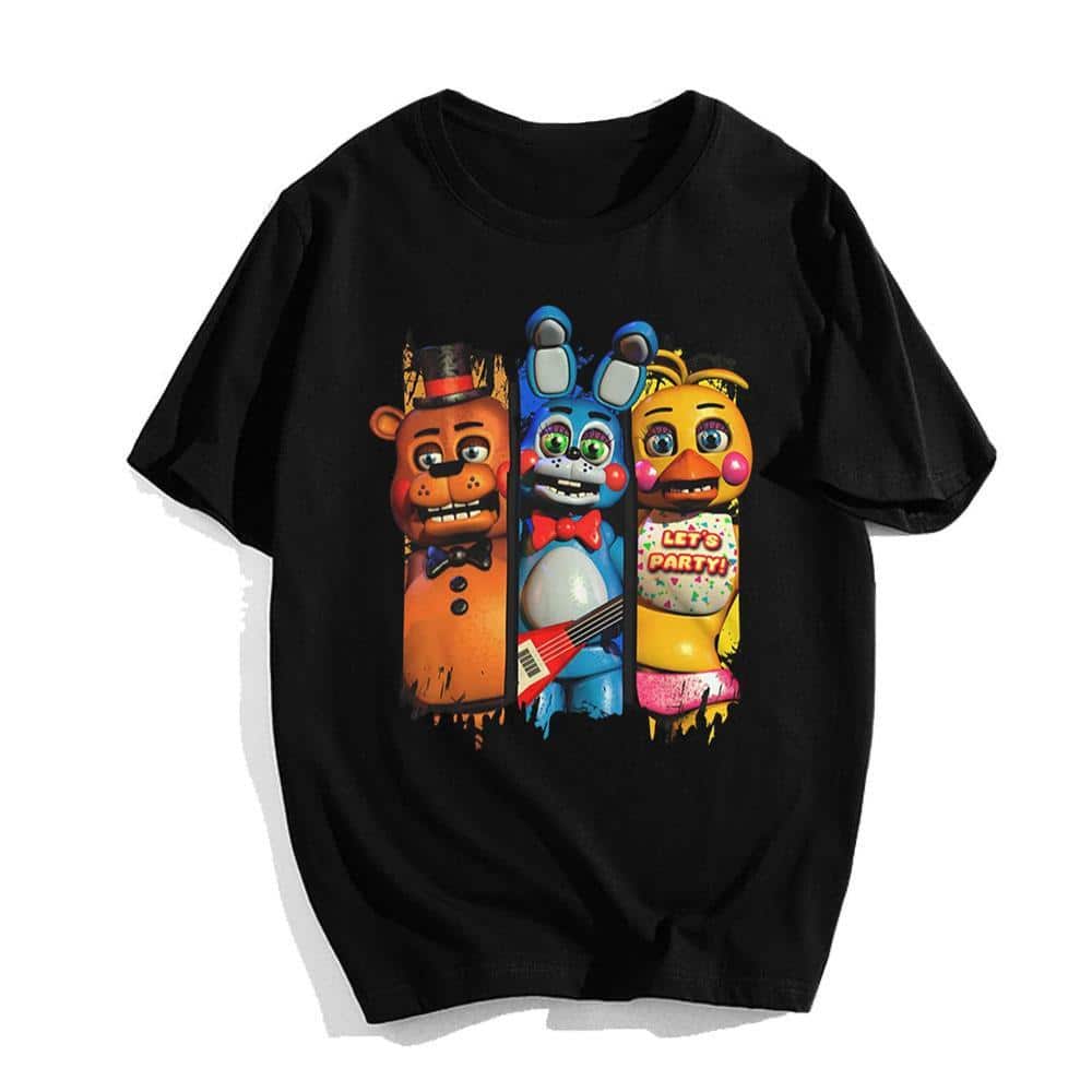 Cool Five Nights At Freddy’s Characters T-Shirt