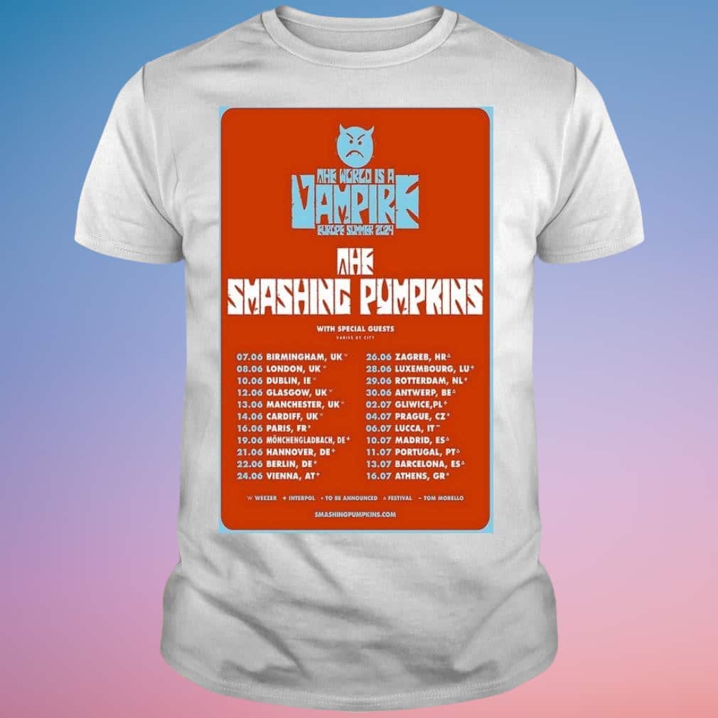 The Smashing Pumpkins Europe Summer T-Shirt