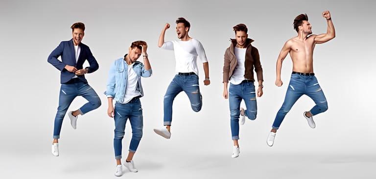 Many portraits of a handsome and muscular athlete Many portraits of a handsome and muscular athlete