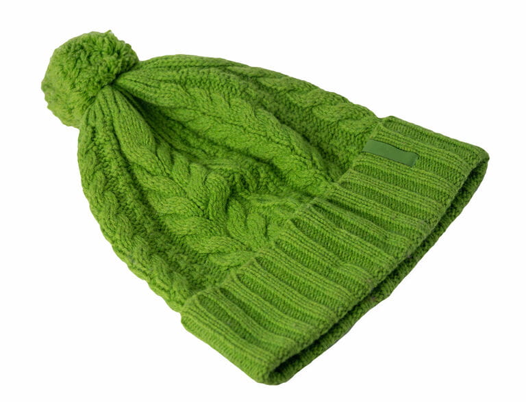 Knitted hat isolated on white background Knitted hat isolated on white background