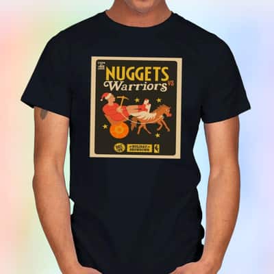 Sloan Nuggets Vs Warriors 25Th December 2023 Holiday Showdown T-Shirt