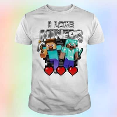 Minicraft I Love Miners T-Shirt