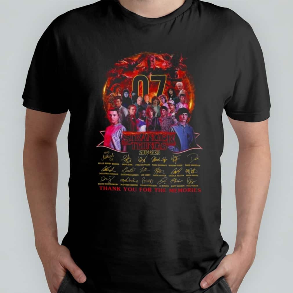 Stranger Things T-Shirt 7 Years Thank You For The Memories