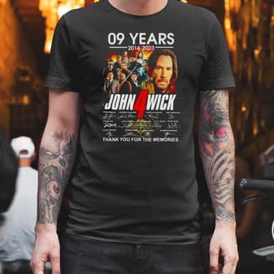 John Wick Chapter 4 T-Shirt Thank You For The Memories