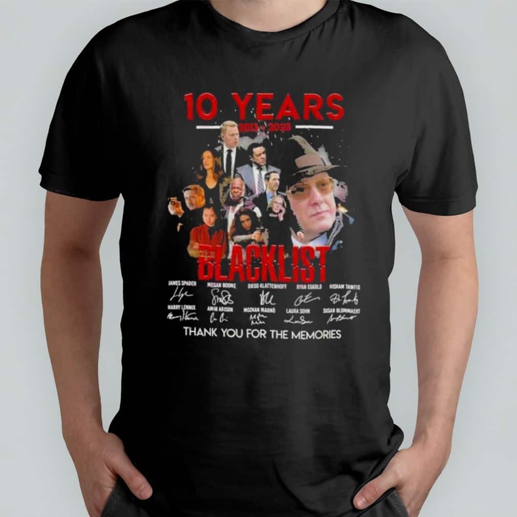 Blacklist T-Shirt Thank You For The Memories