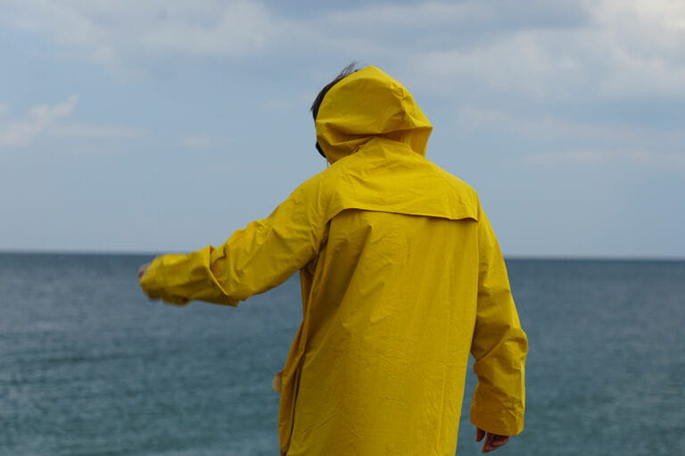 Seaman in raincoat