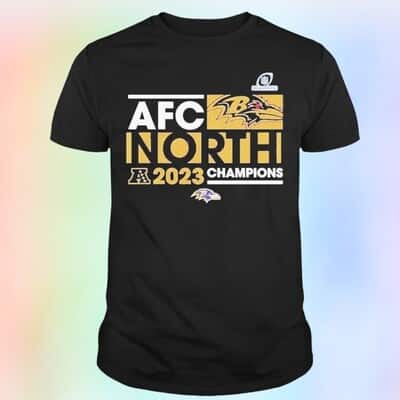 NFL Baltimore Ravens T-Shirt AFC North Division Champions Conquer