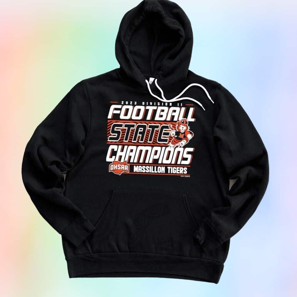 Massillon Tigers T-Shirt OHSAA Football Division II State Champions