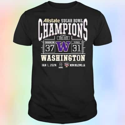 Washington Huskies Texas T-Shirt Allstate Sugar Bowl Champions