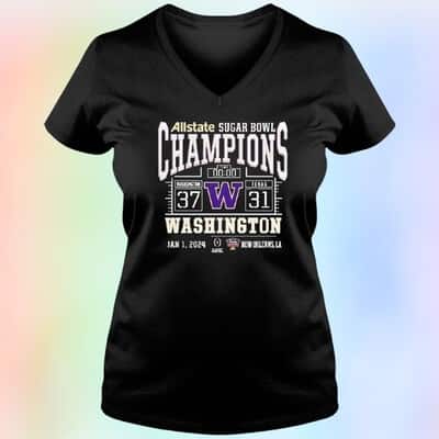 Washington Huskies Texas T-Shirt Allstate Sugar Bowl Champions