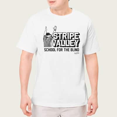 Basic Stripe Valley School For The Blind T-Shirt