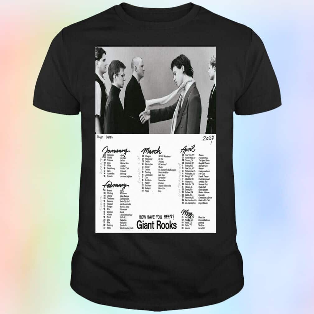 How Have You Been Giant Rooks Tour T-Shirt