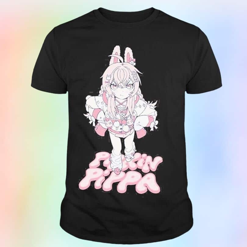 Cool Pipkin Pippa Bunny Boyfriend Fit Girls T-Shirt