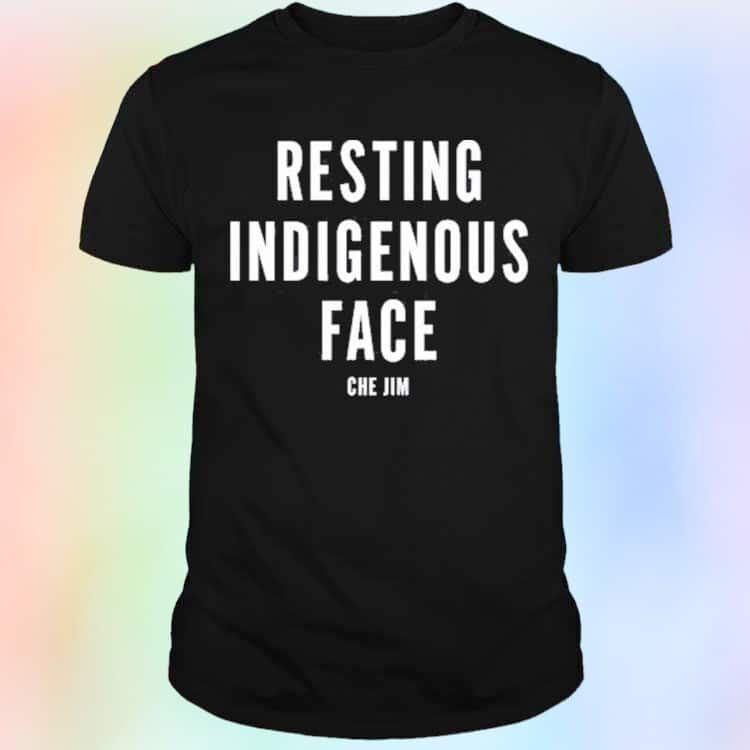 Resting Indigenous Face T-Shirt