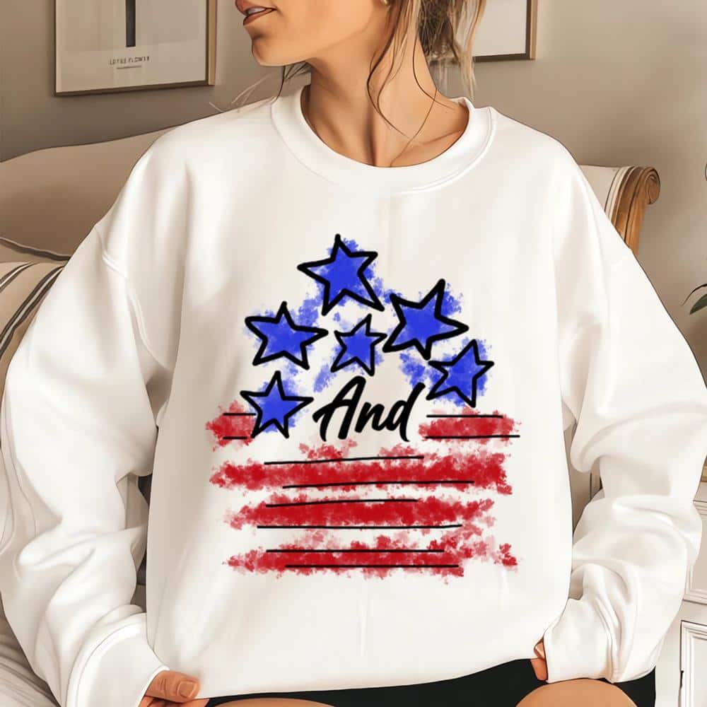 Retro Stars And Stripes American Flag T-Shirt