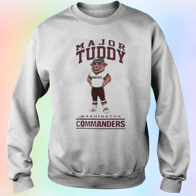 Funny Washington Commanders Major Tuddy T-Shirt