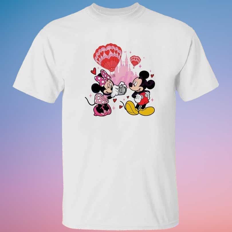 Celebrate your Disney love with our LOVE Disney Valentines Day t shirt!  Featuring Mickey and Minnie Mouse, this Disney couples shirt is the perfect  Disney Valentine's Day gift. Shop our Disney Valentine's