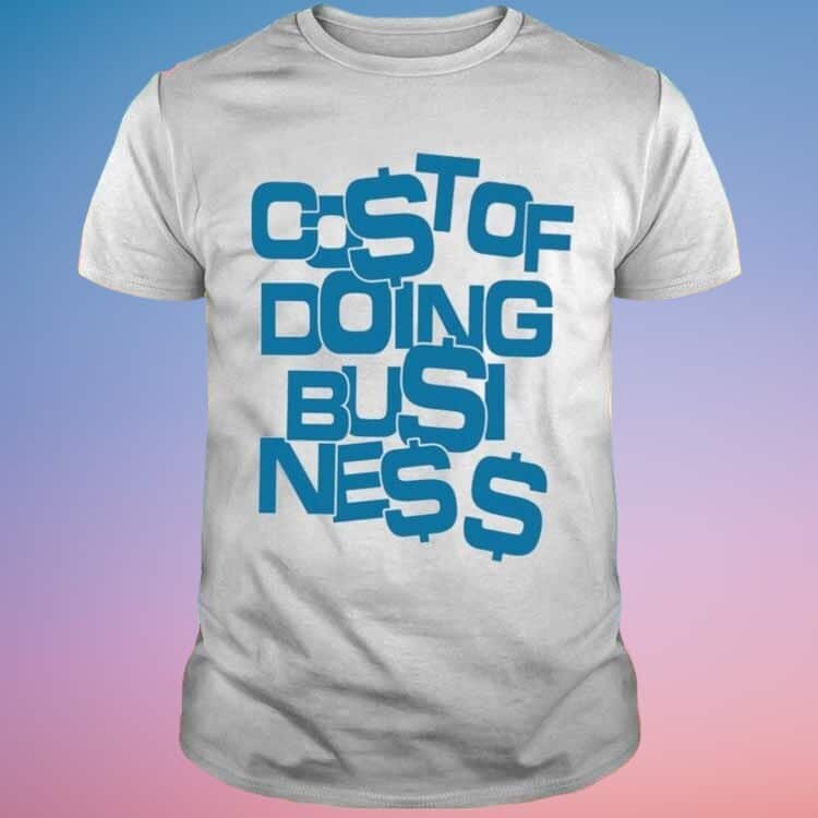 Detroit Lions Cost Of Doing Business T-Shirt