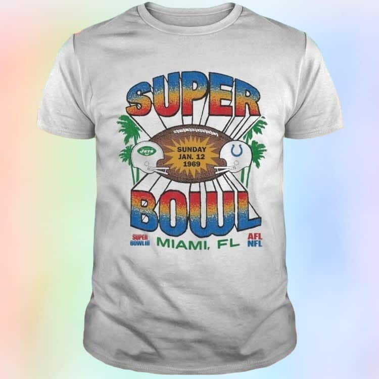 Super Bowl Iii New York Jets Vs Indianapolis Colts T-Shirt