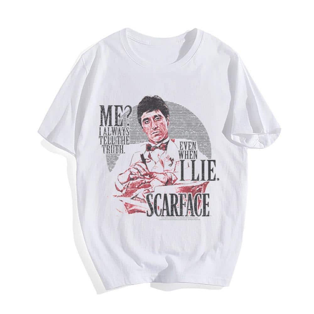 Scarface T-Shirt Truth Men Tony Montana