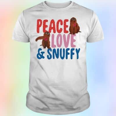 Funny Peace Love Snuffy T-Shirt